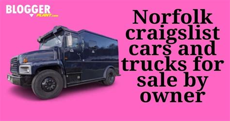 vehicle by owner fees. . Craiglist norfolk